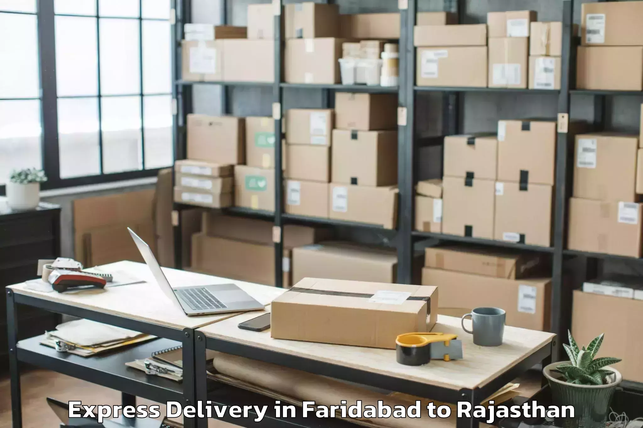 Book Your Faridabad to Osian Express Delivery Today